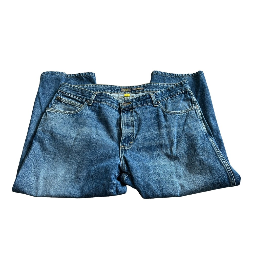Cabelas Classic‎ Fit Mens Straight Jeans Size 40x29 Denim Medium Wash